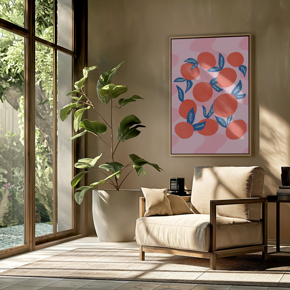 Vibrant Tangerines | Poster
