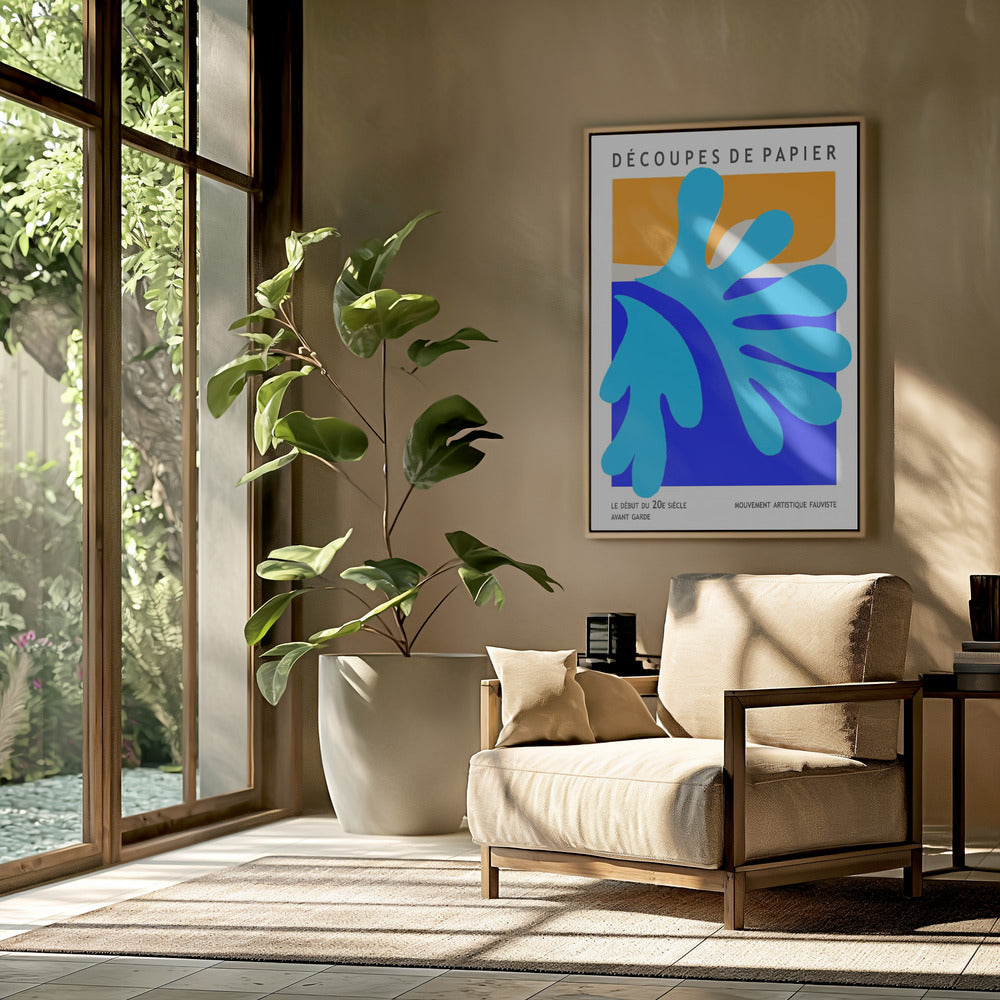Blue Splash Forms | Poster