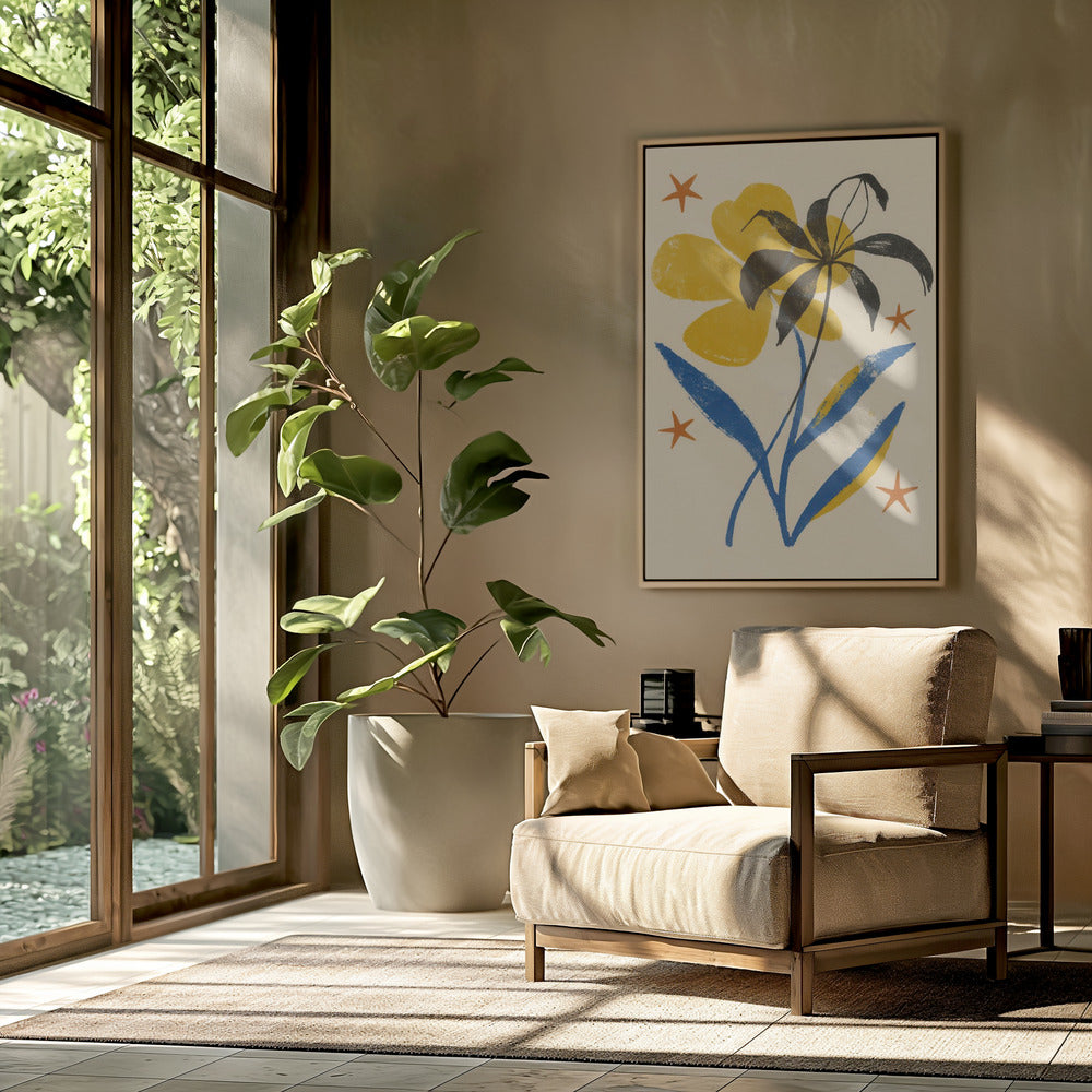 Starry Floral Dance | Poster