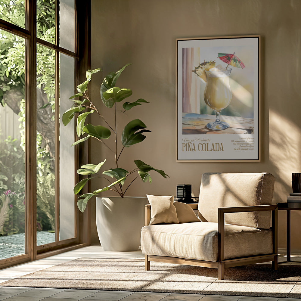 Classic Cocktails - Pina Colada | Poster