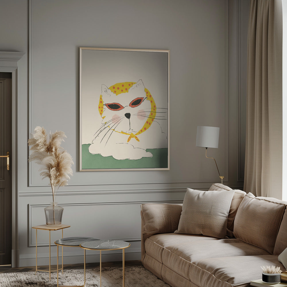 Chic Feline Pose | Poster