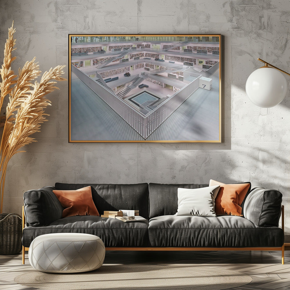 Stadtbibliothek Stuttgart inner space I | Canvas