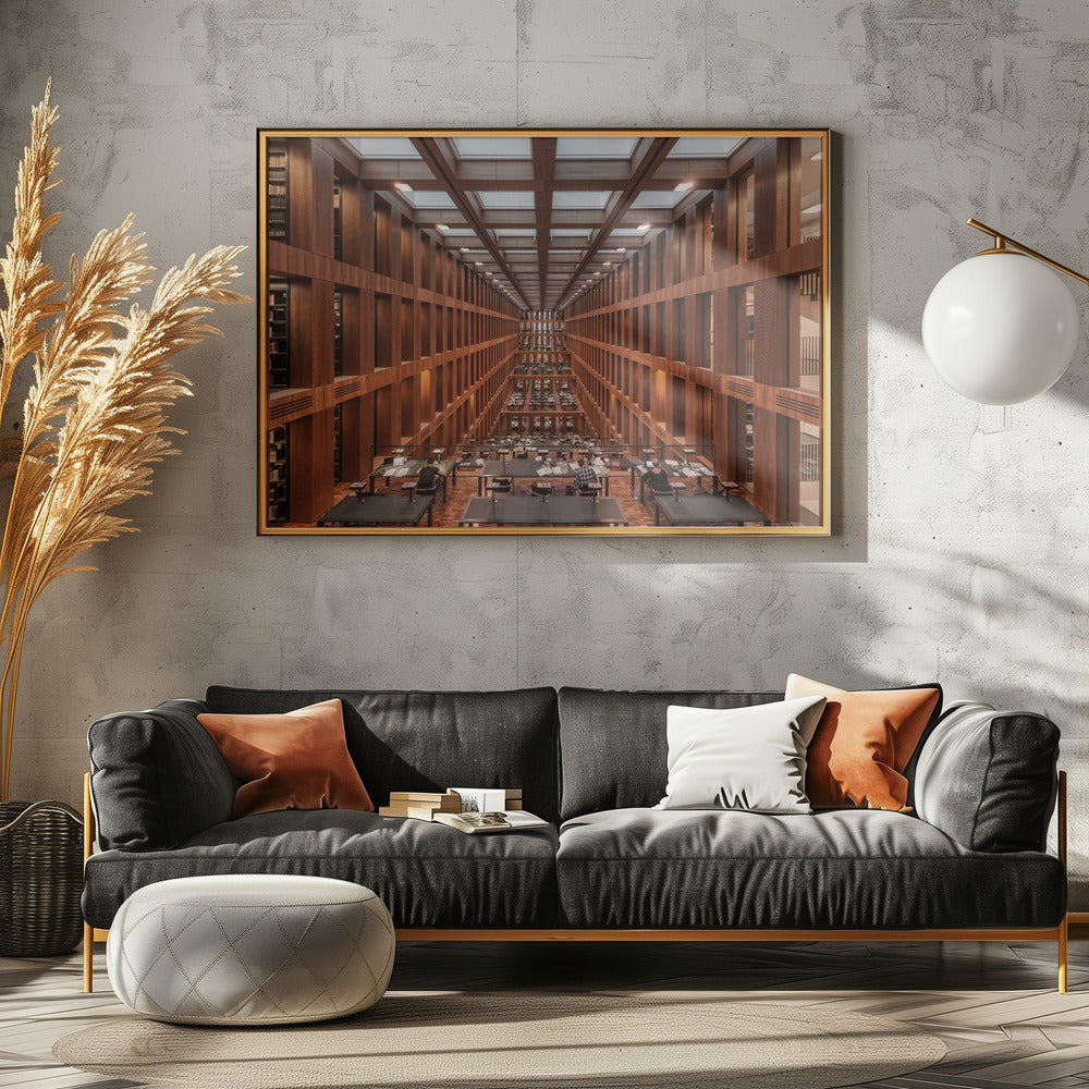 Library in Berlin. | Canvas
