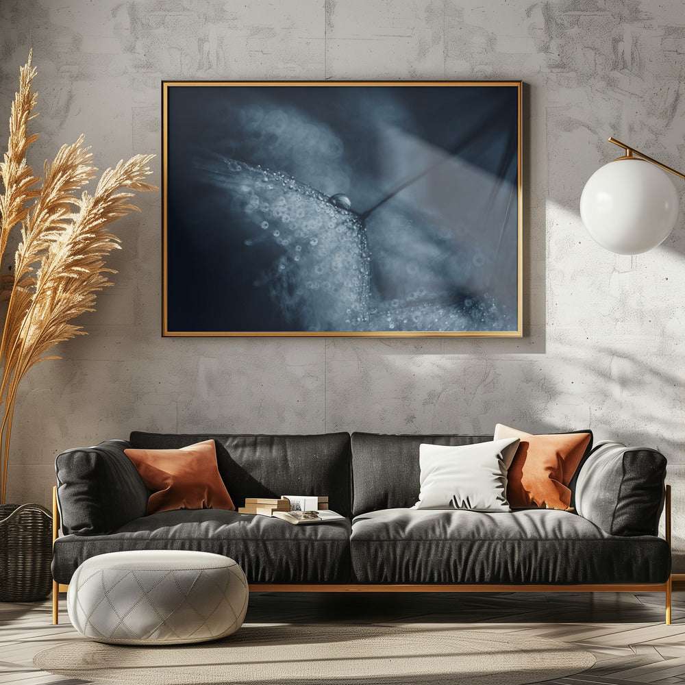 Blue dandelions | Poster