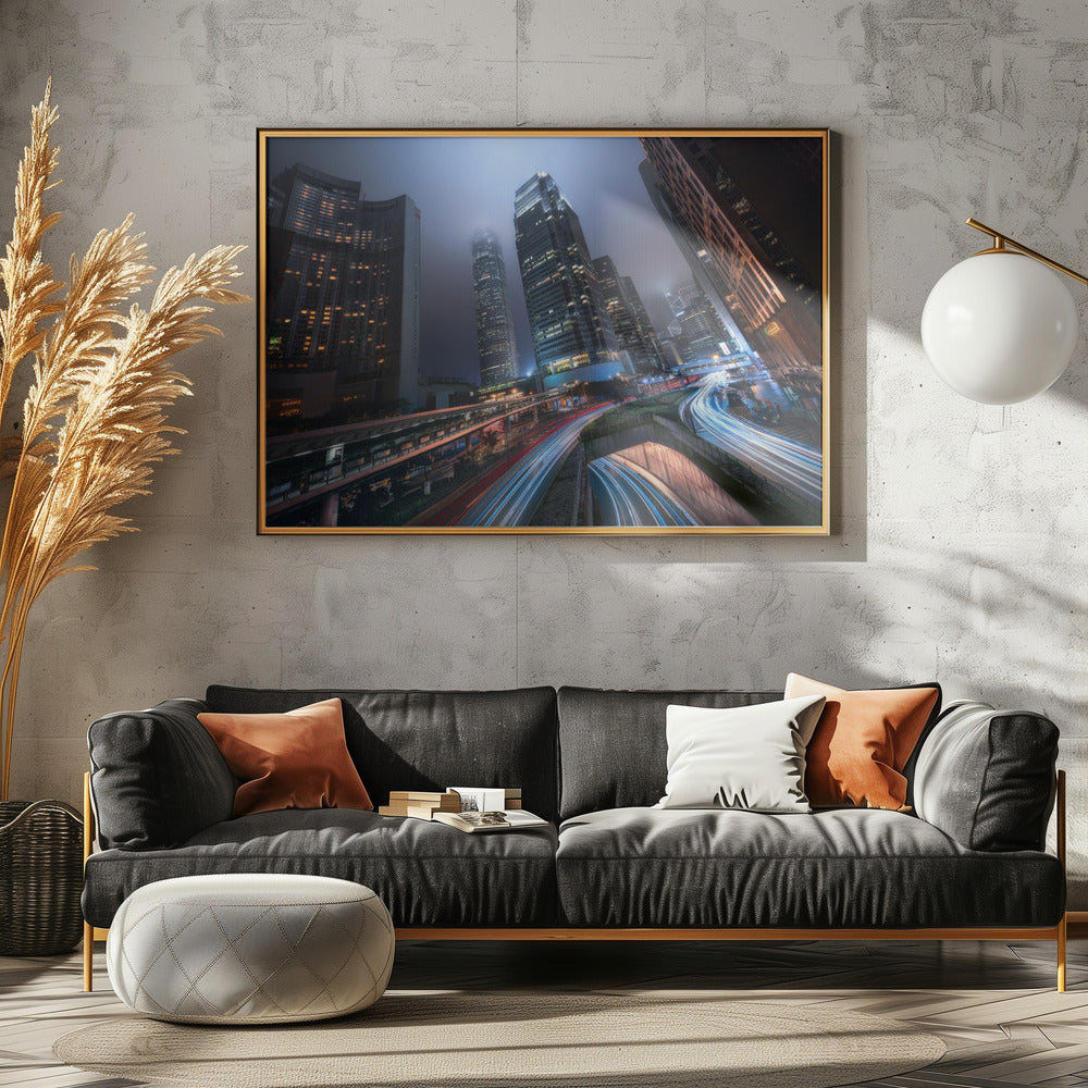 Hong Kong City Lights | Poster