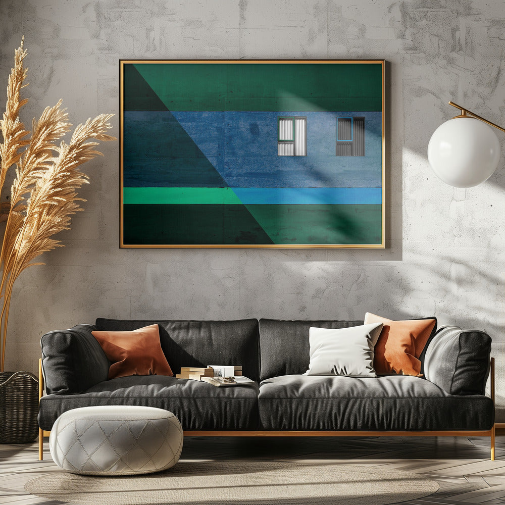 Blinds in black & white. | Canvas