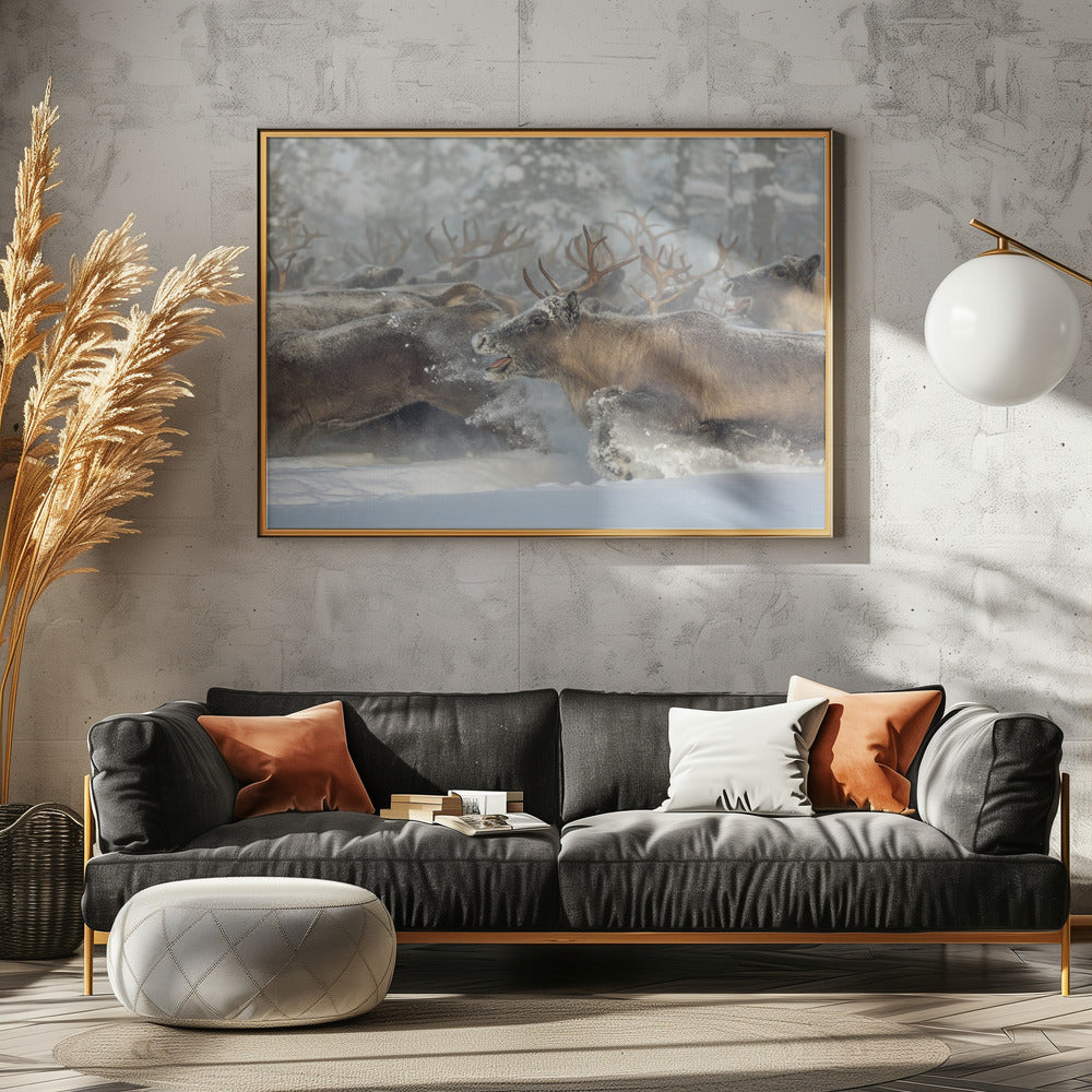Reindeers III | Canvas