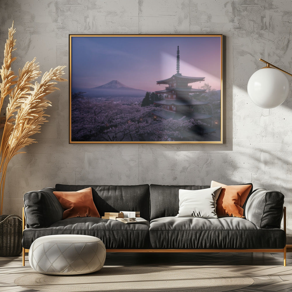 Mt Fuji Sakura | Poster