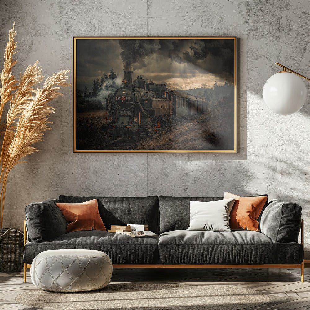 Gold digger train | Canvas