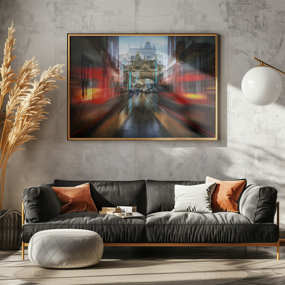 The red bus | Canvas