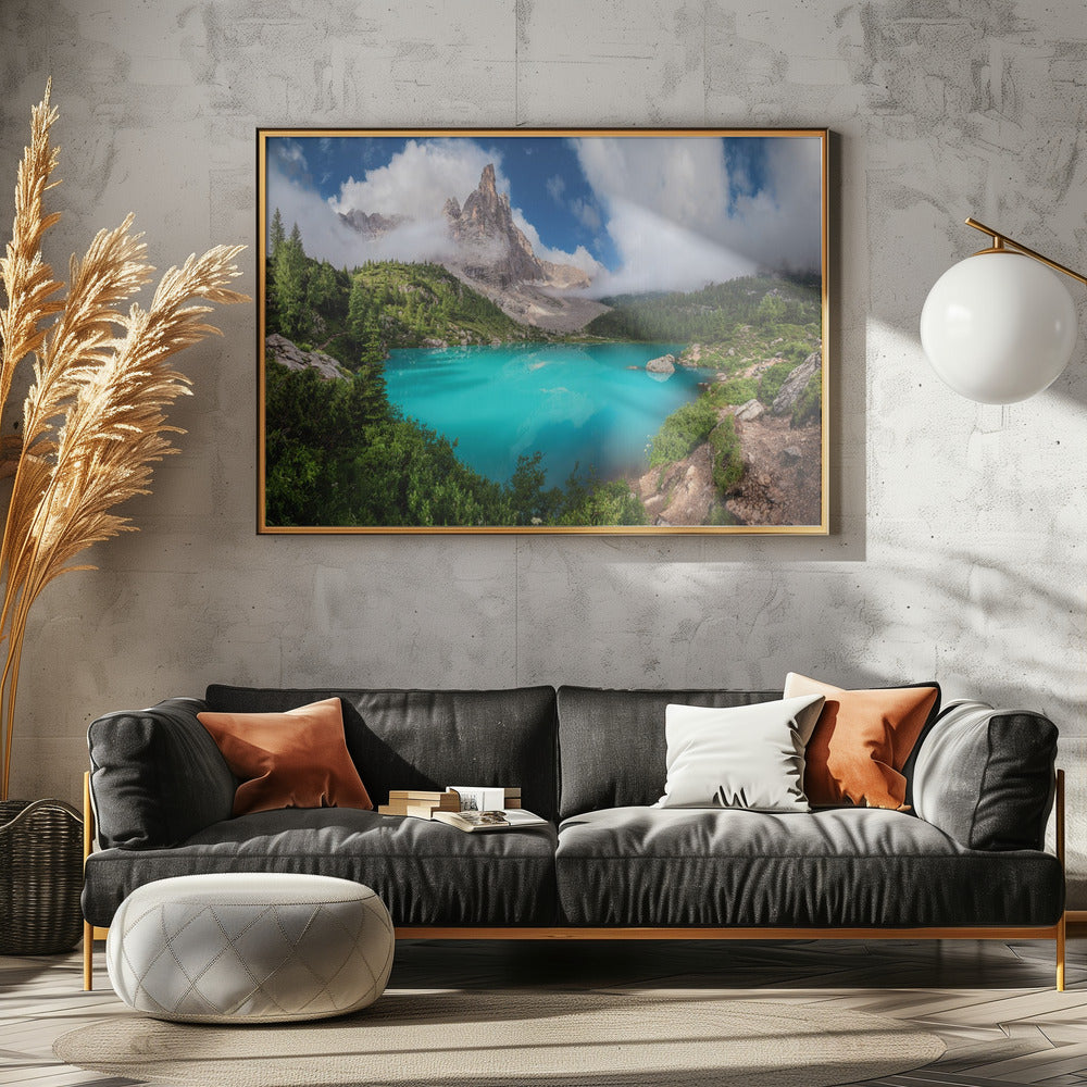 Veneto - Lago di Sorapis Panorama | Canvas
