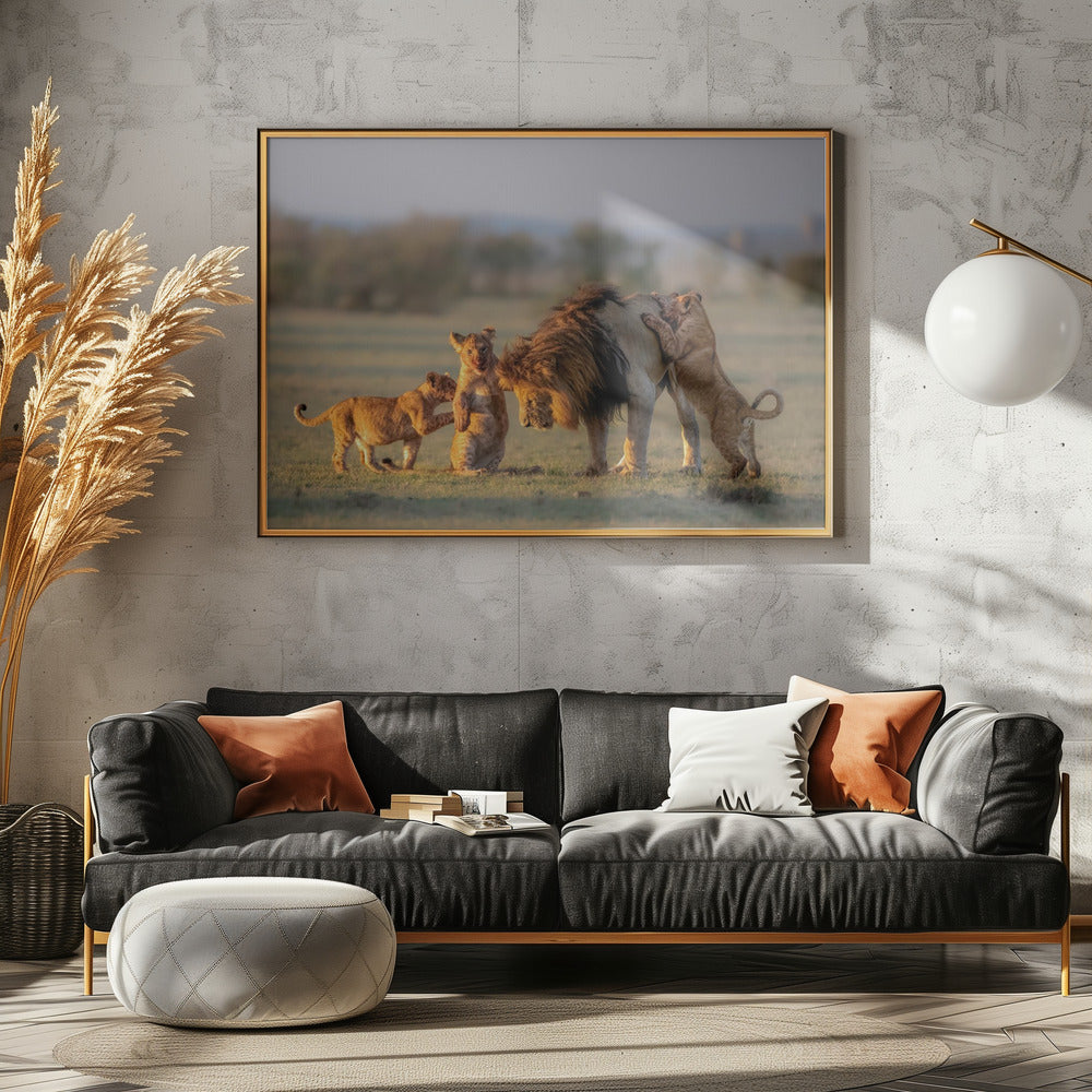 Dad and kids | Canvas