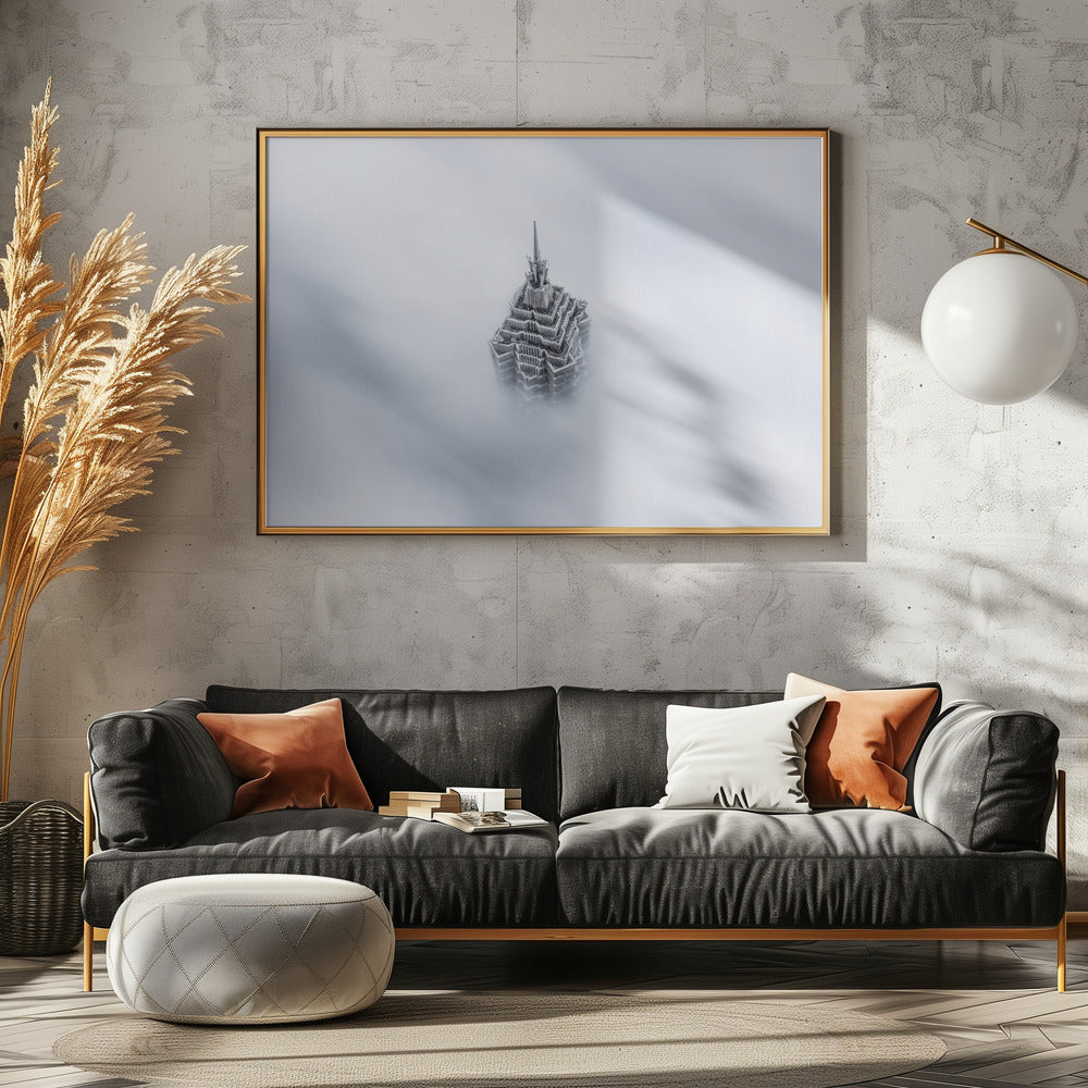 Shanghai Jinmao Tower in Clouds | Poster