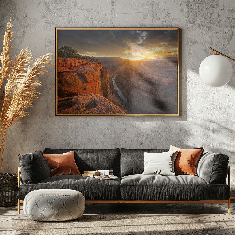 Sunrise Over The Grand Canyon | Canvas