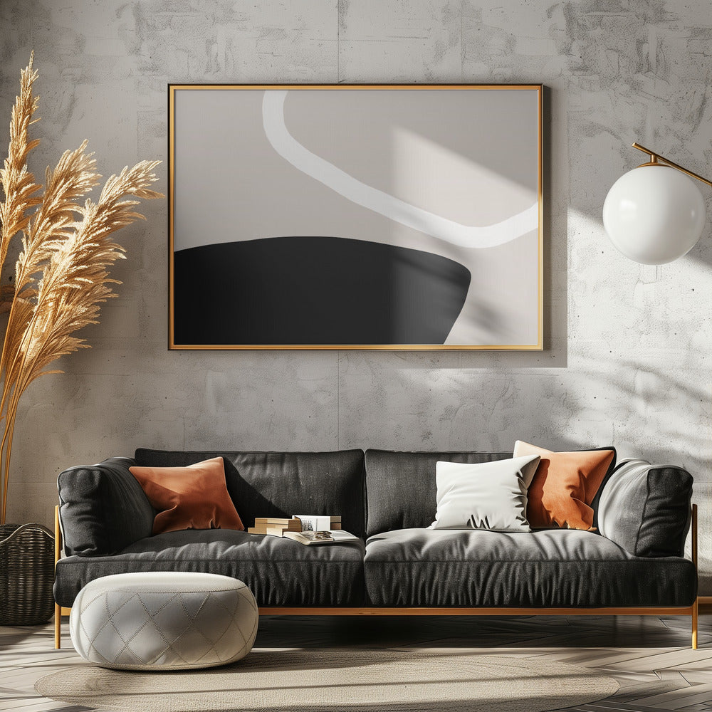 Black And White Forms | Poster