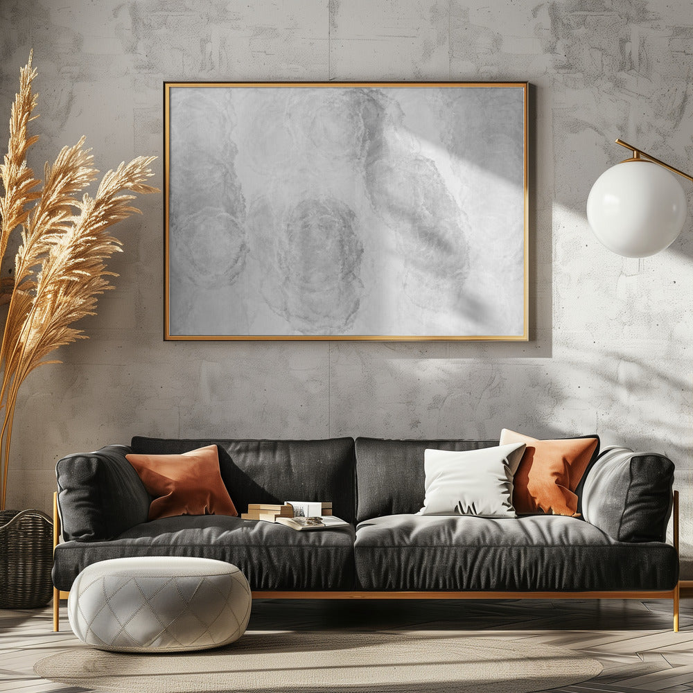 Monochrome Marble Texture | Poster