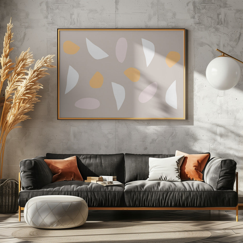 Minimalist Pastel Shapes | Poster