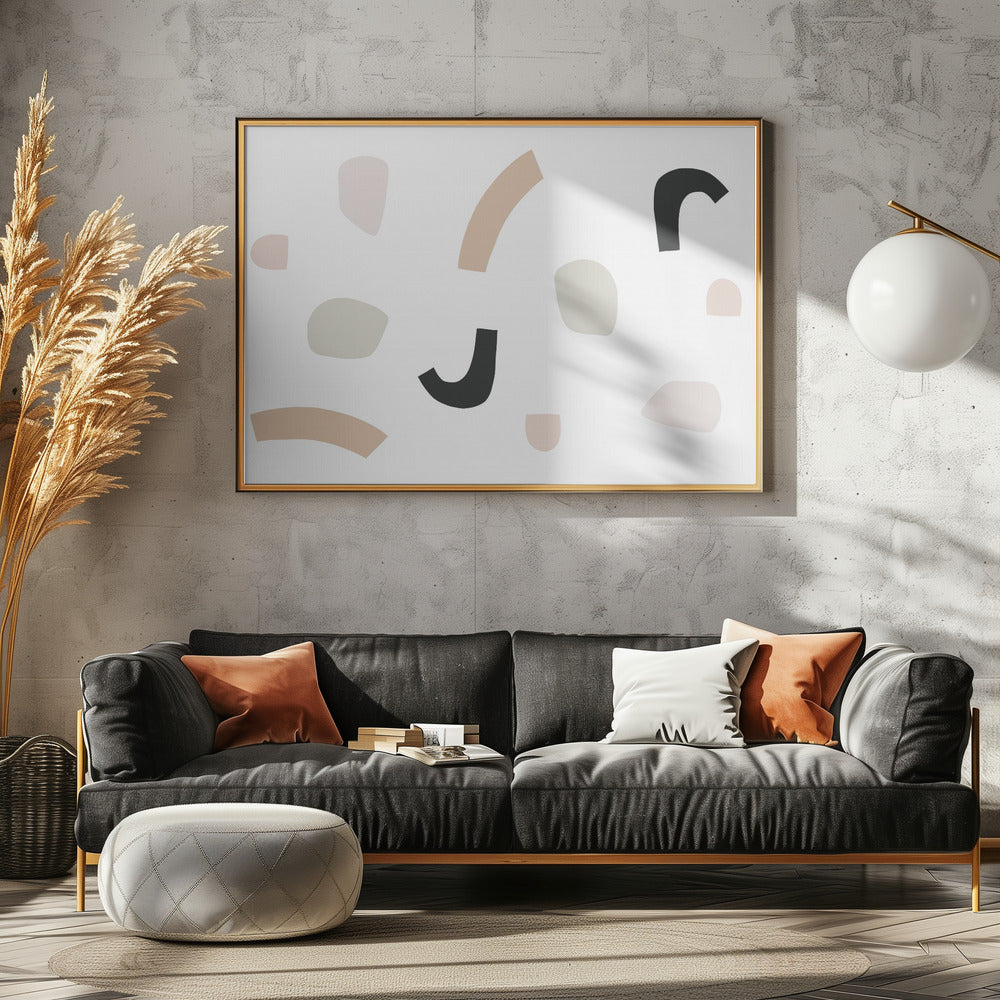 Organic Shapes and Neutral Tones | Poster