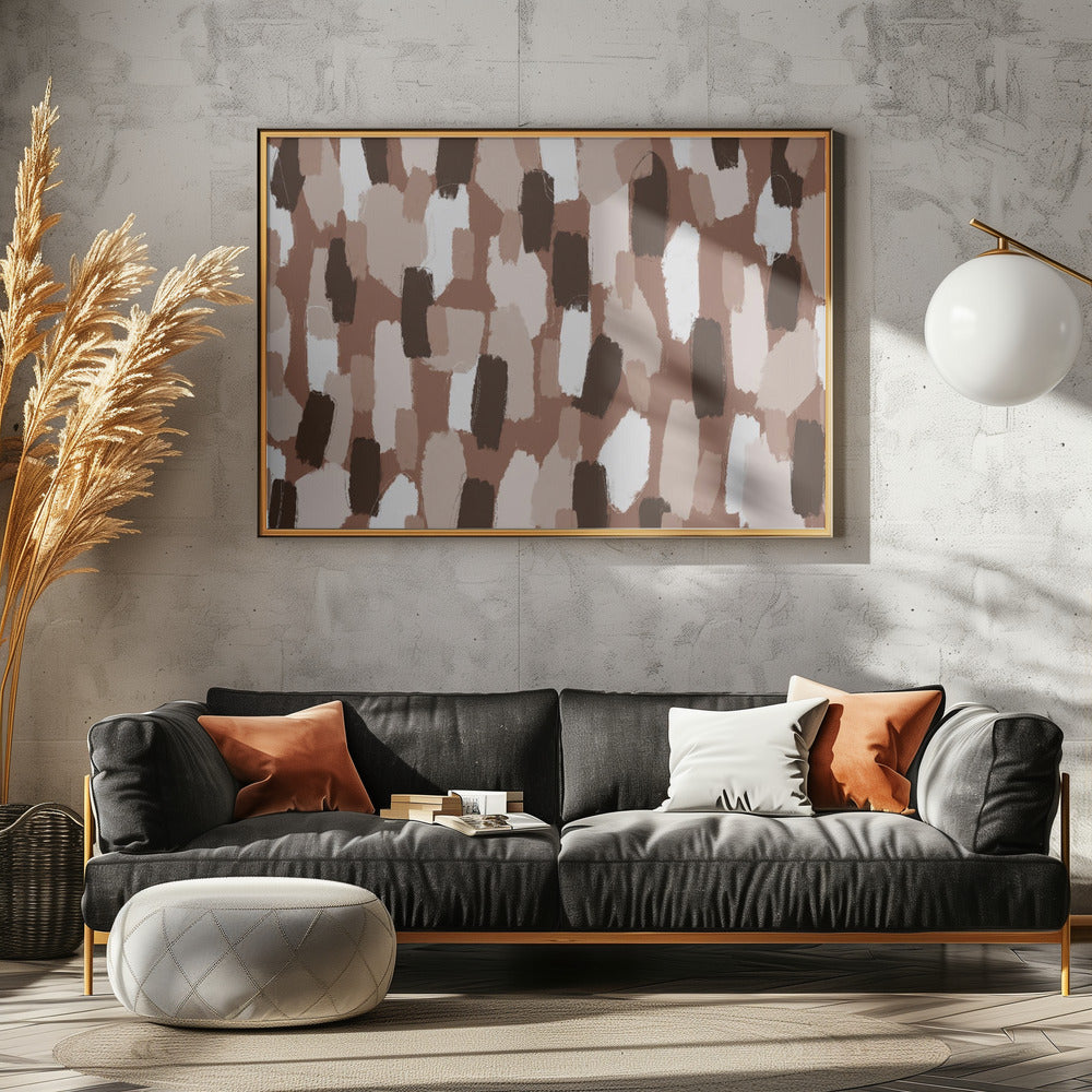 Earthy Brushstrokes | Canvas