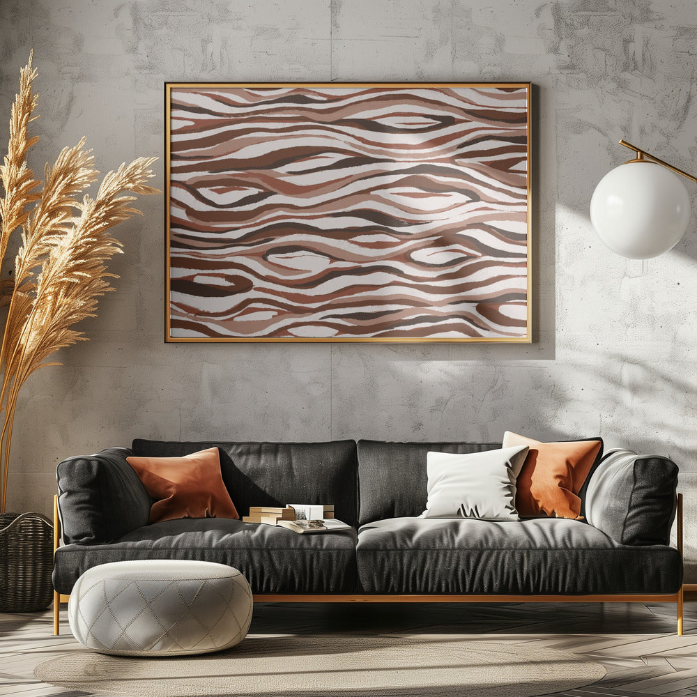 Earthy Waves | Canvas