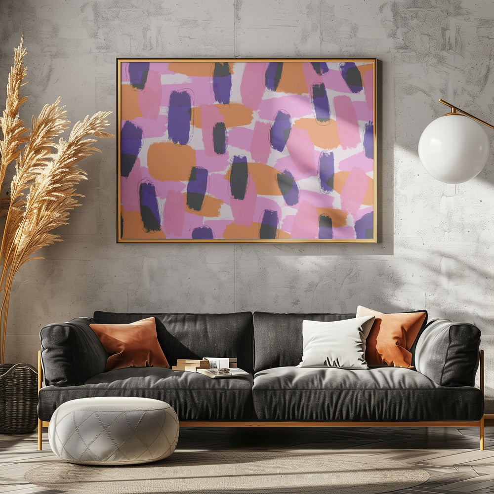 Bold Color Strokes | Canvas