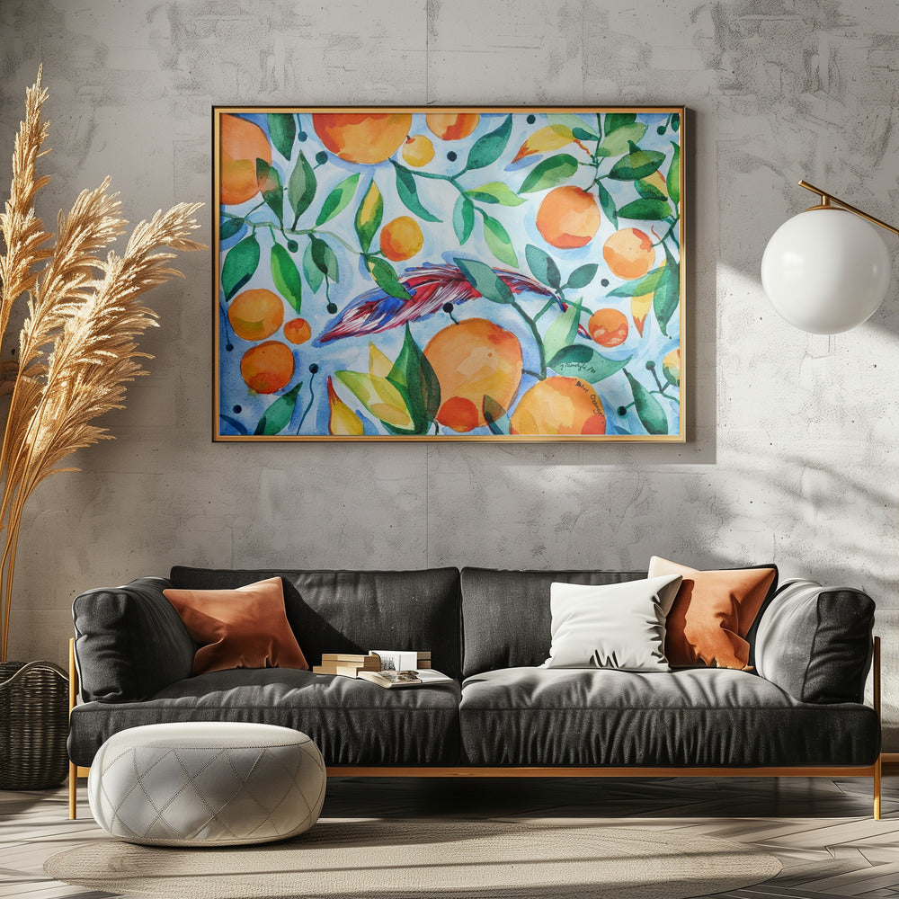 Orange Blue | Poster