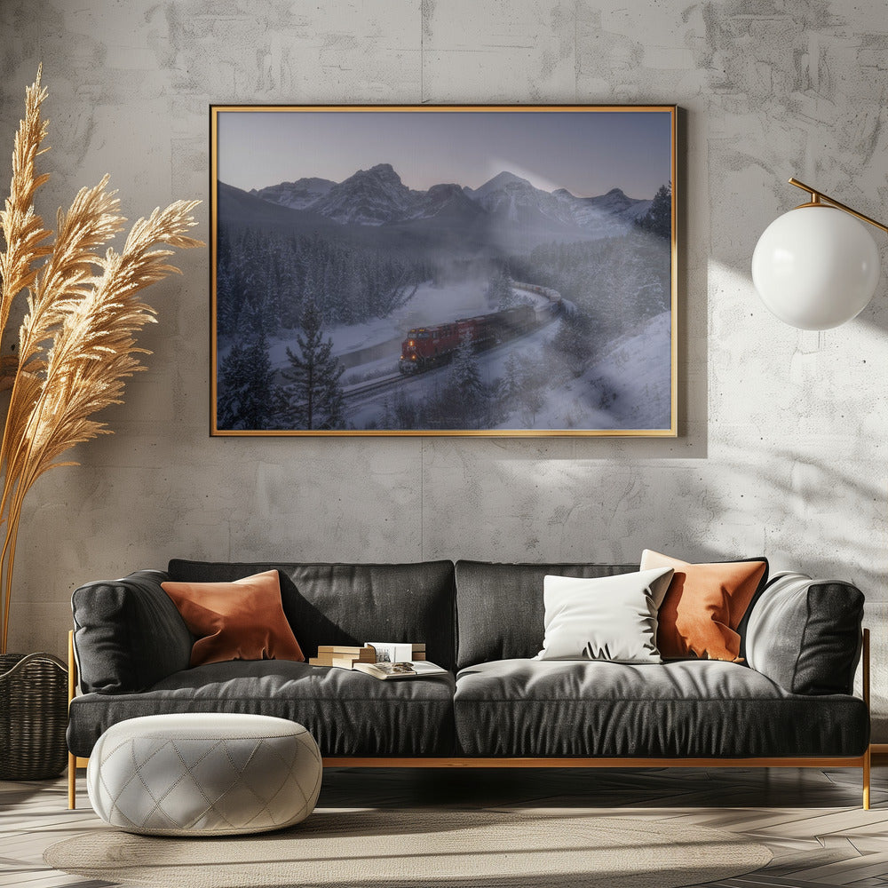 The Train in Snow. | Poster