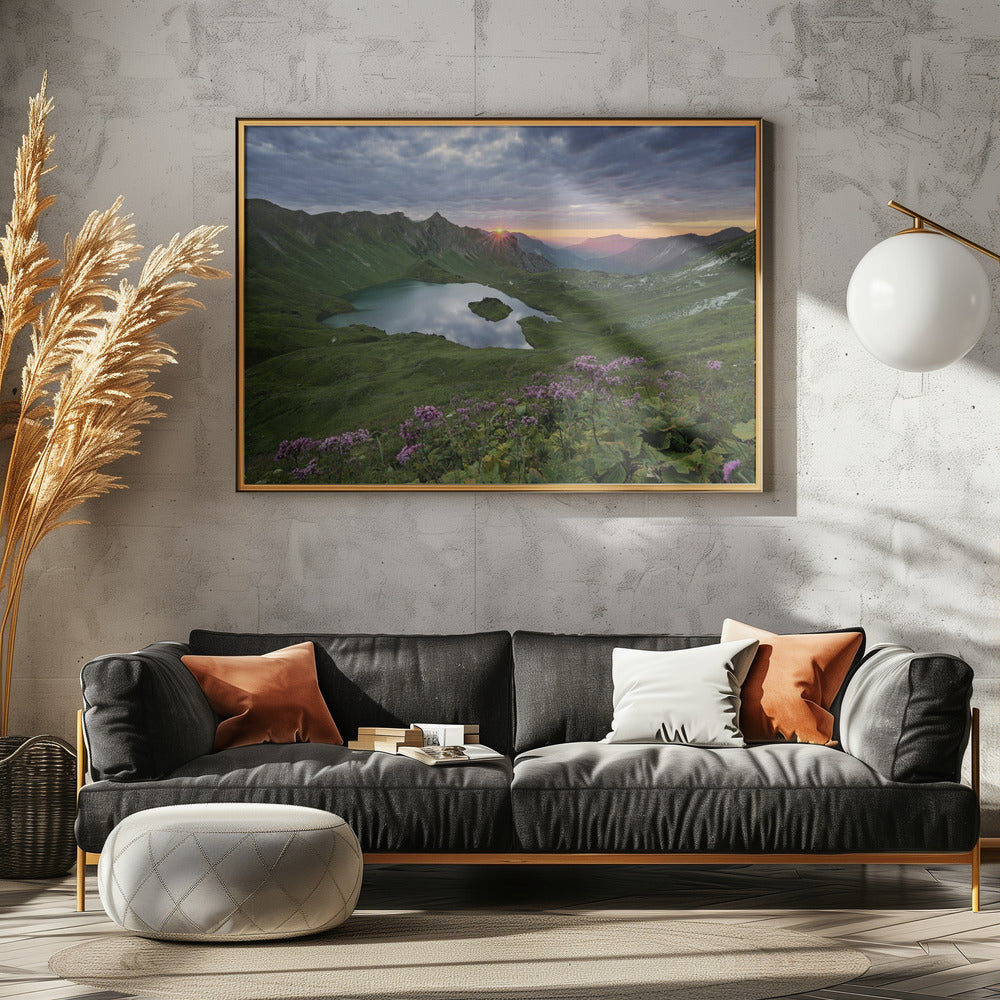 Magic Mountain Lake | Canvas
