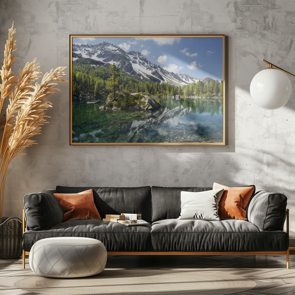 Green Mountain Lake | Canvas