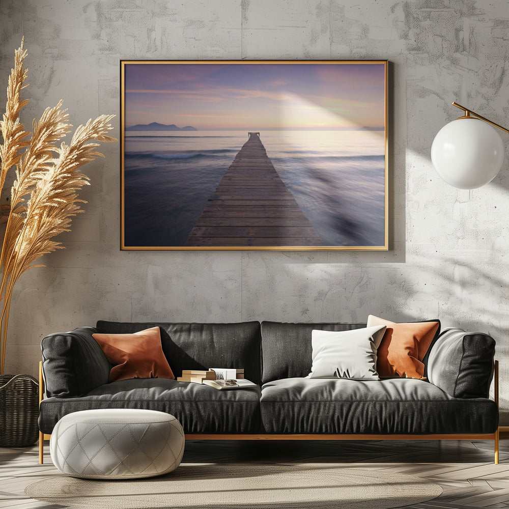 Purple Jetty | Canvas