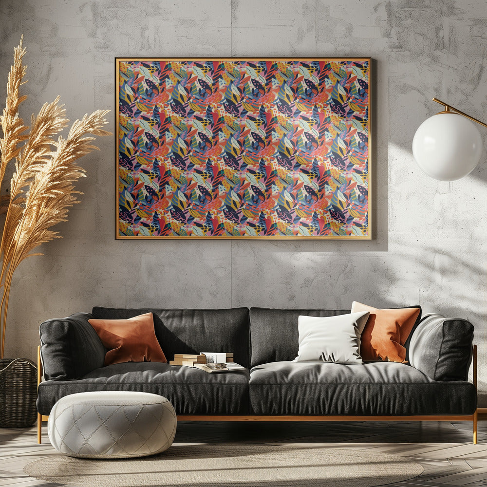 Vivid Jungle Tapestry | Poster