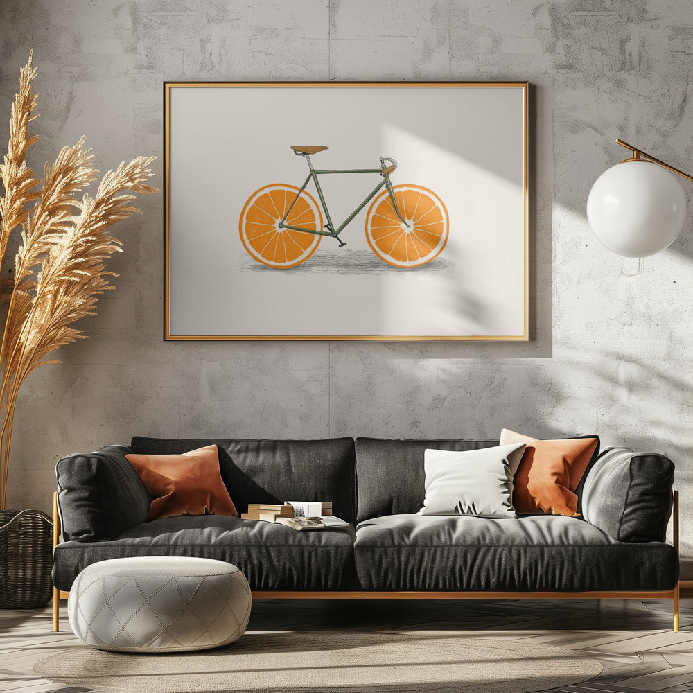 Orange Wheels | Canvas