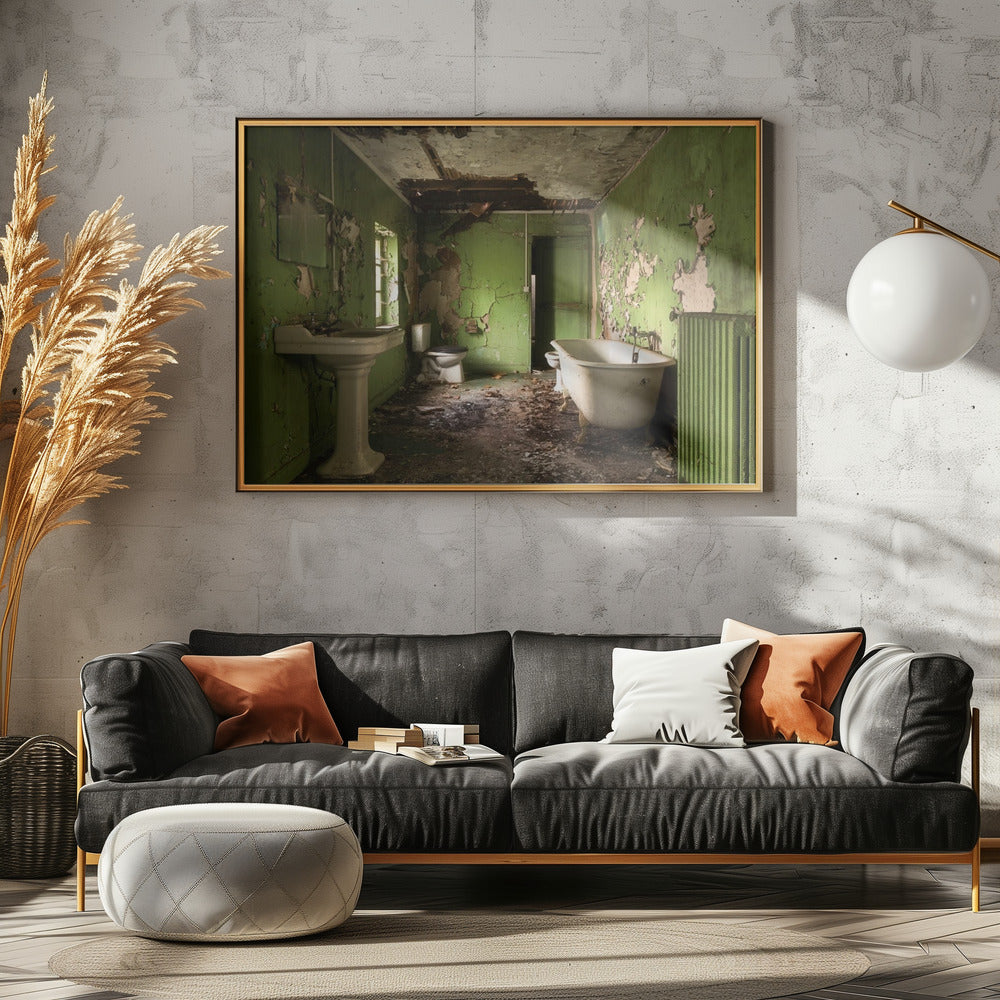 Green Bathroom | Canvas