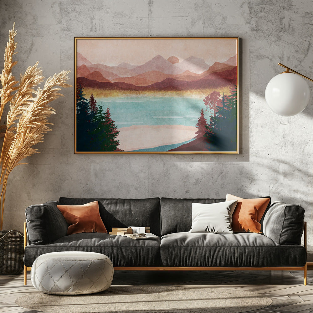 Mountain Dawn Serenity | Canvas
