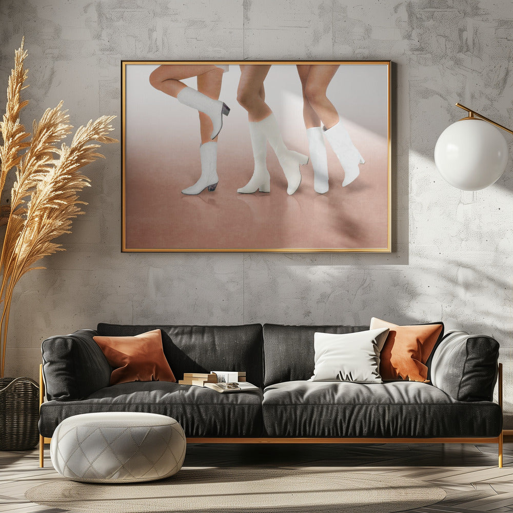 Boots in Motion | Canvas