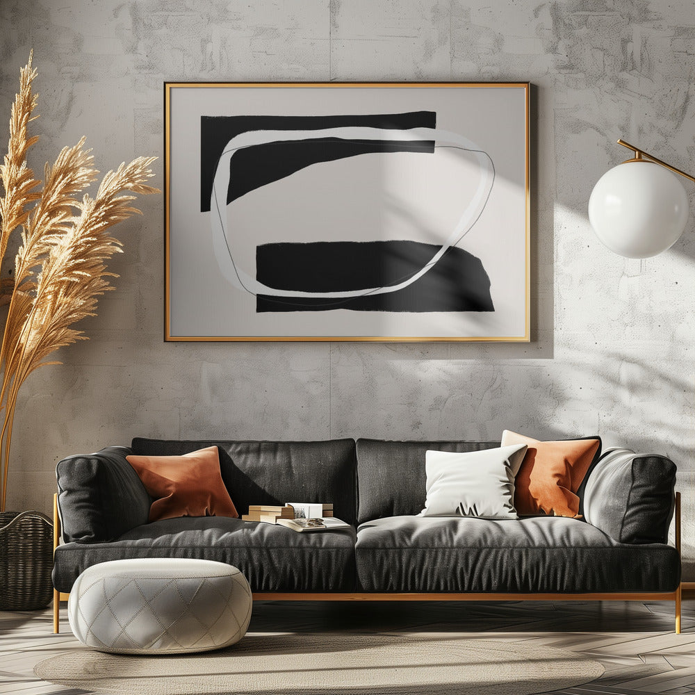 Monochrome Flow | Canvas