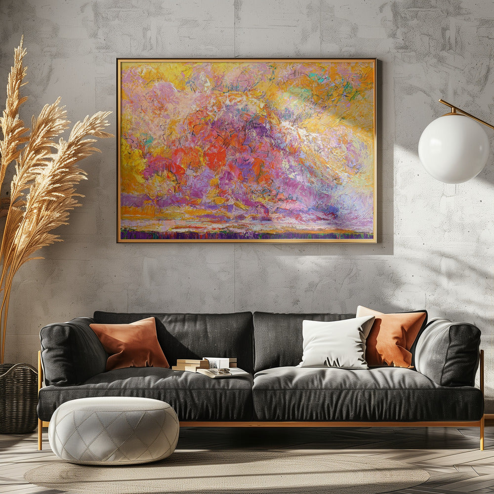 Expressionist Colorful Abstract | Canvas