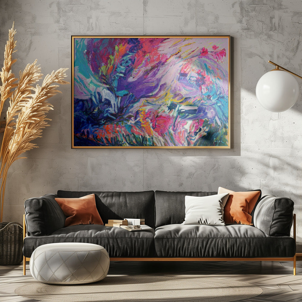 Expressionist Colorful Abstract | Canvas
