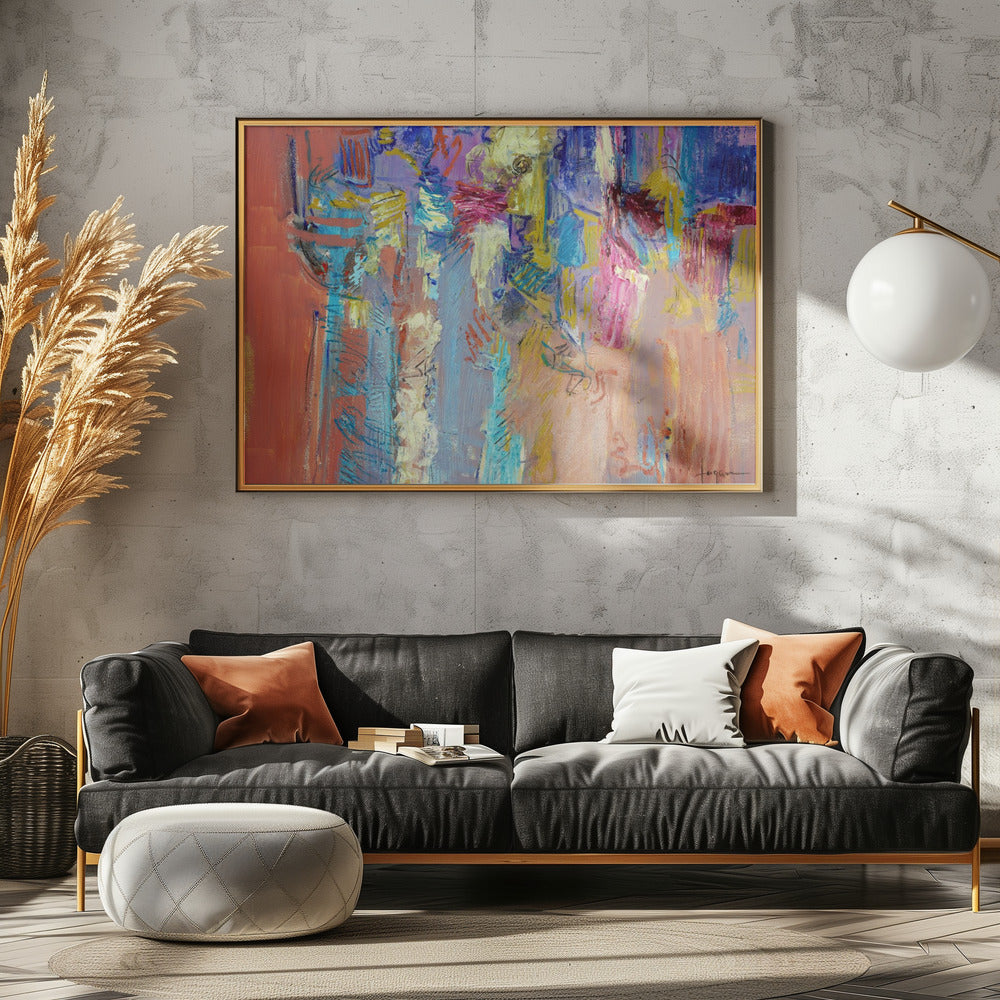 Expressionist Colorful Abstract | Canvas