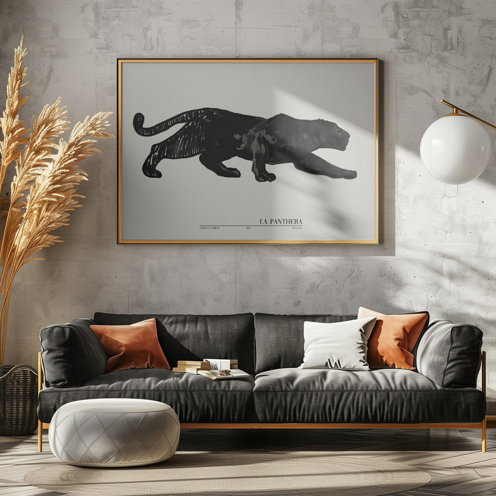 La Panthera (black) | Canvas