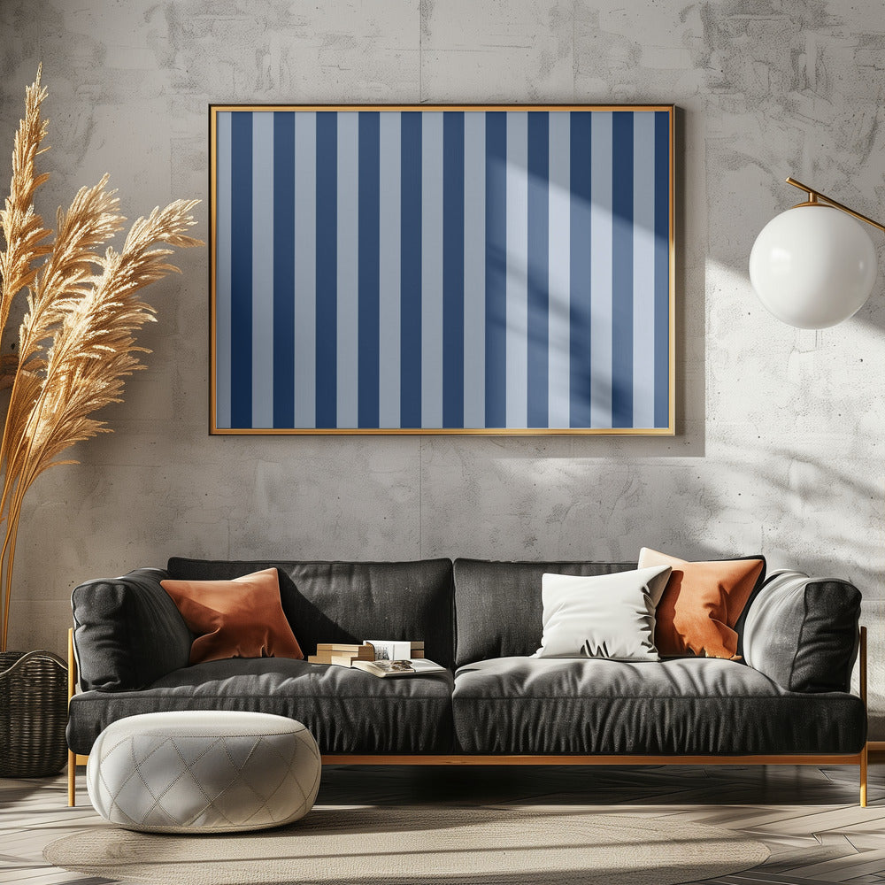 Blue Stripes | Canvas