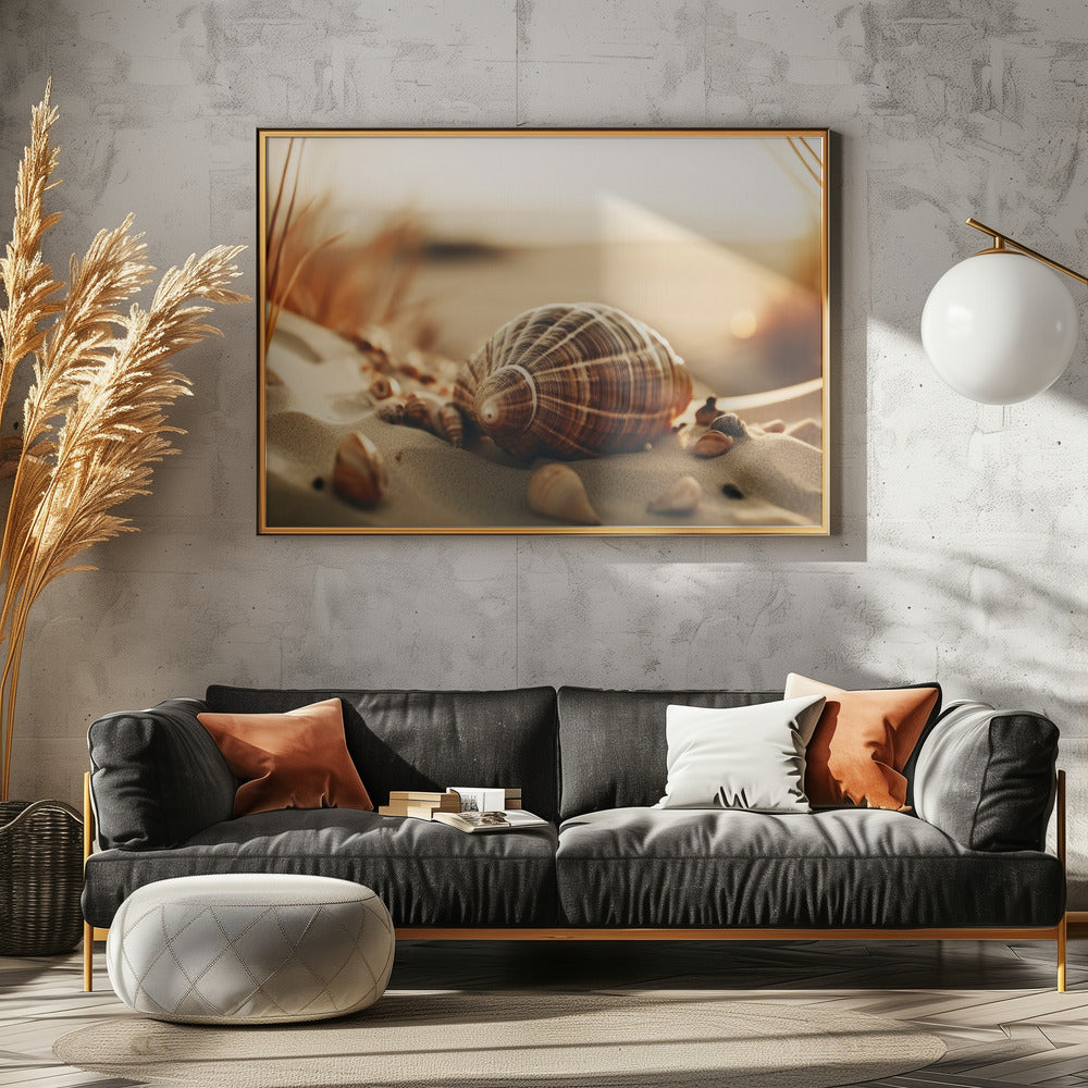 Dunes' Silent Shells | Poster