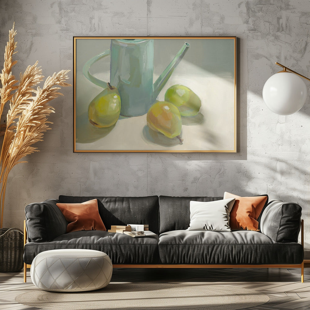 Pitcher and Pears | Canvas