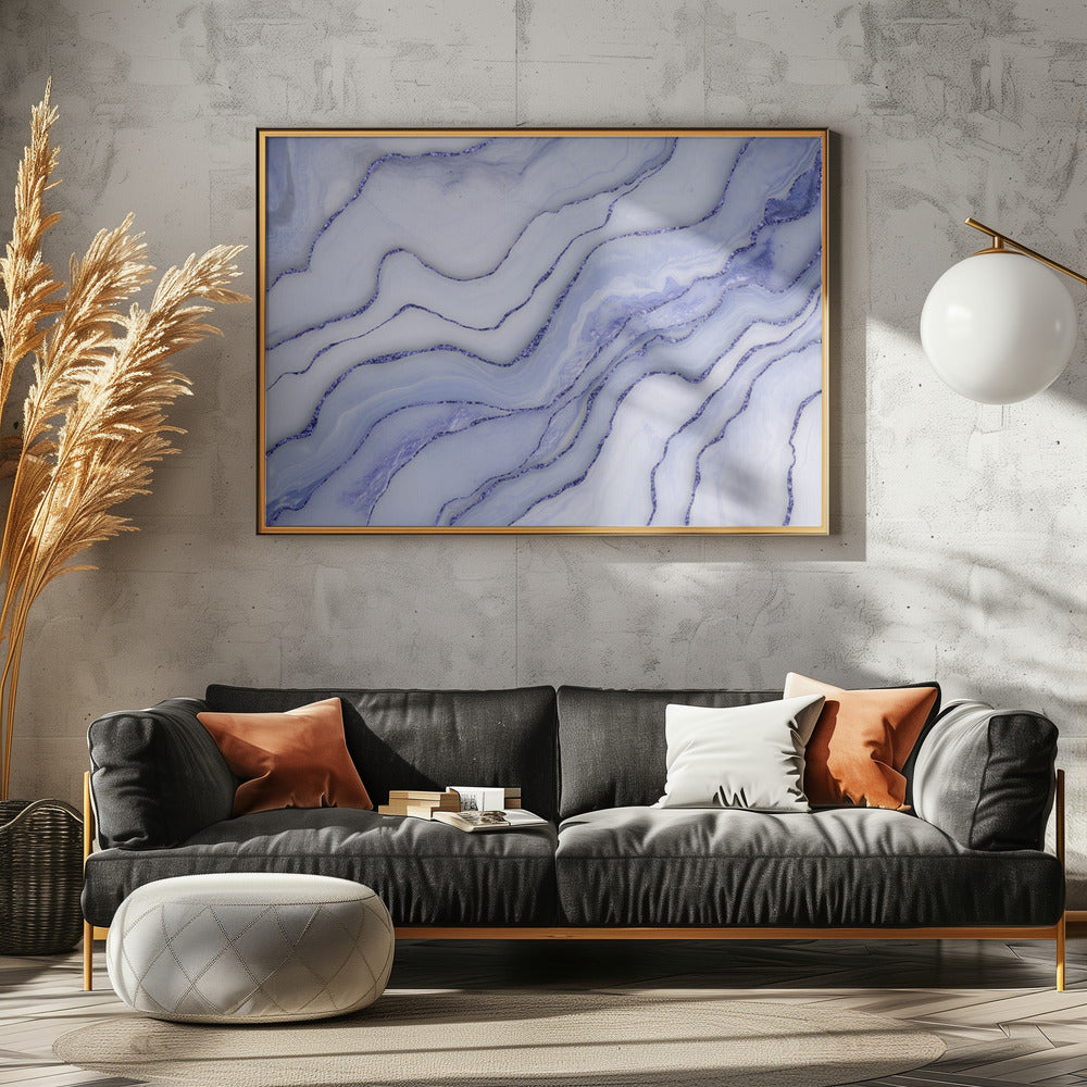 Marble Luxury Blue | Canvas