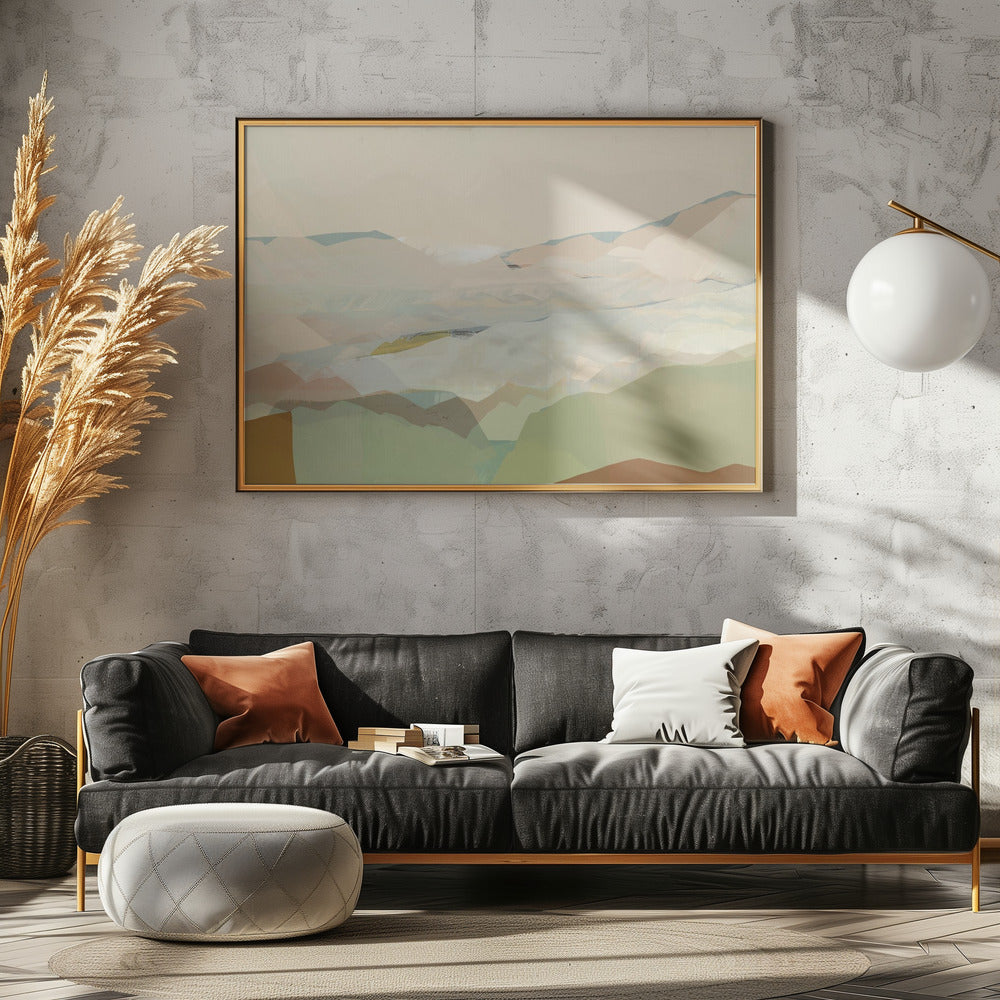 Colourblock Landscape 1 | Poster
