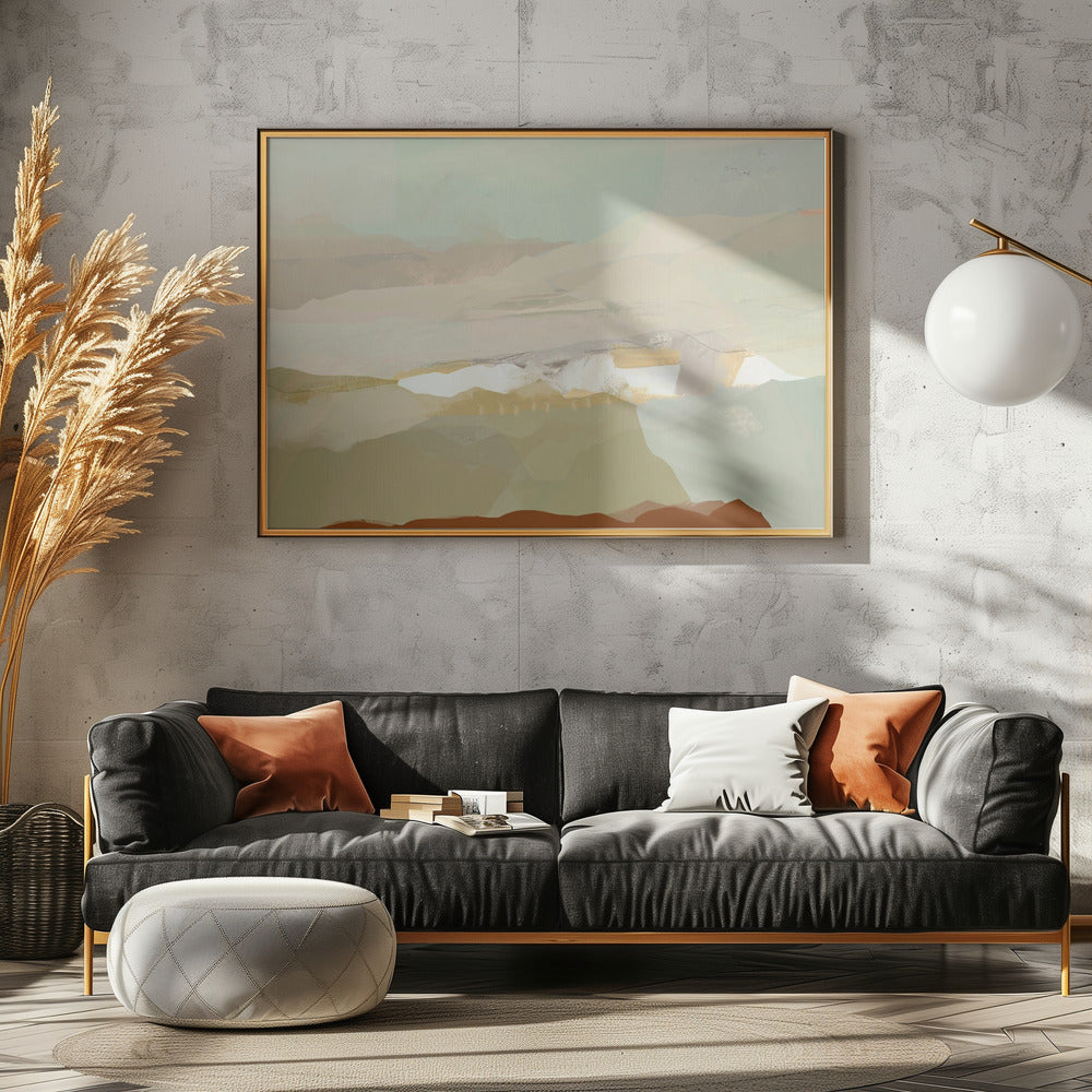 Colourblock Landscape 3 | Poster