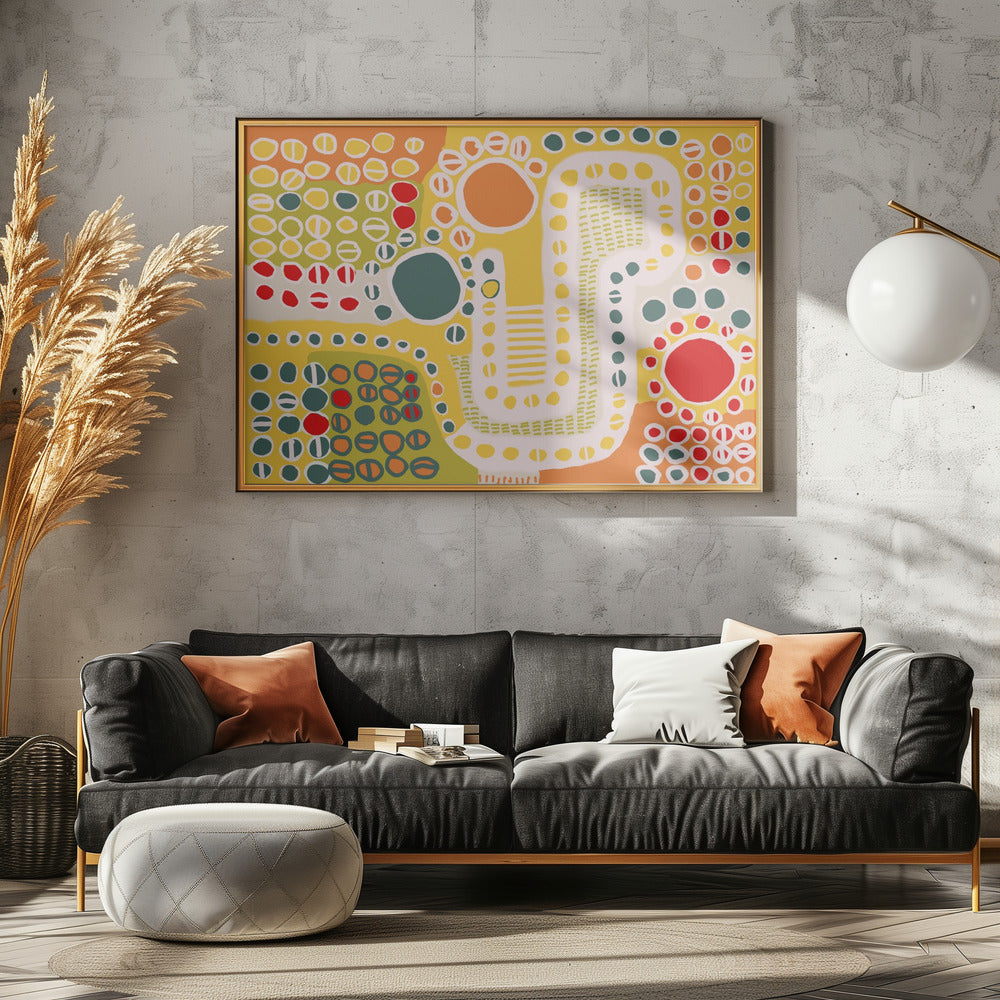 Pebbles Abstract | Poster