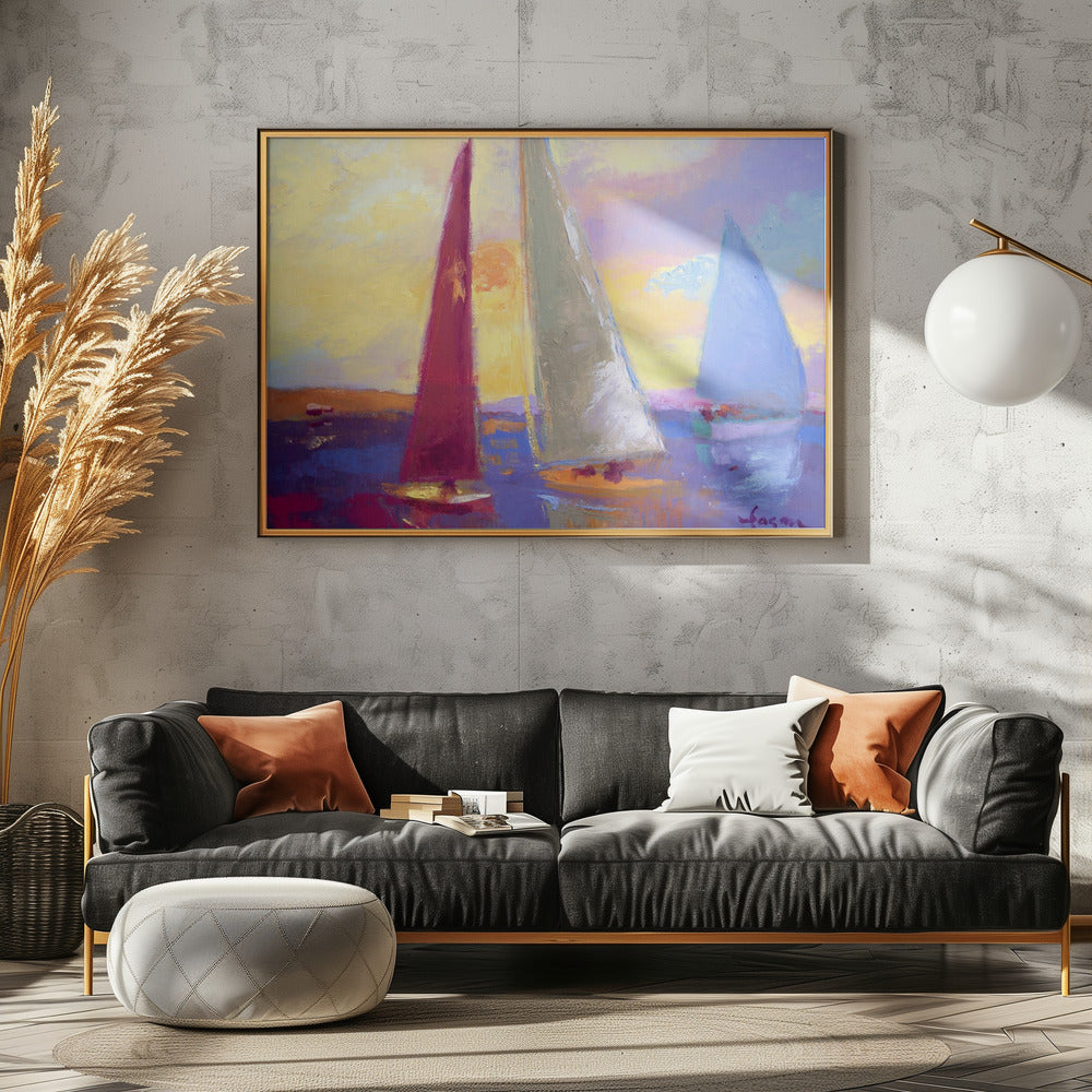 Sunset Sails | Poster
