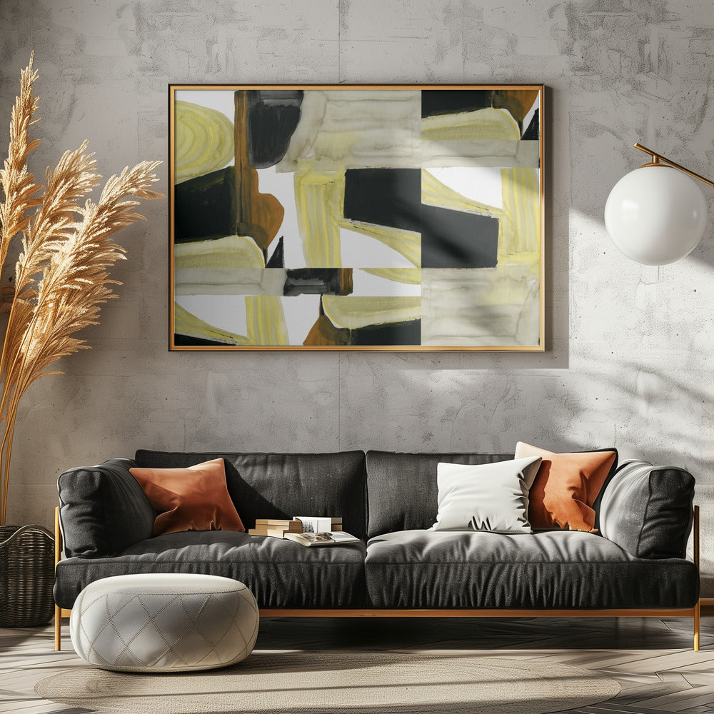 Abstract Cutout Shapes 5 | Poster