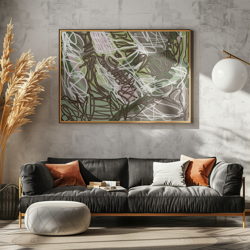 Scribble Abstract | Canvas